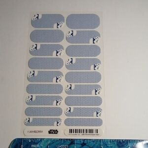 Jamberry Star Wars Stormtrooper Blue and White Nail Wraps